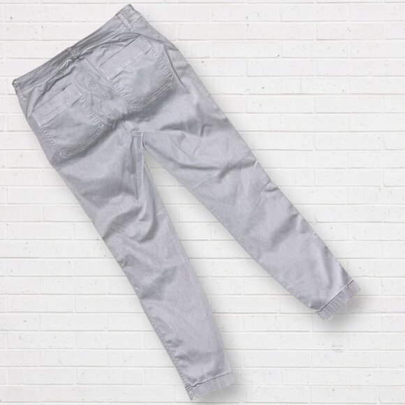 J CREW High Waist 9" Cargo Toothpick Skinny Light Gray Stretch Pants 29 - Picture 5 of 6